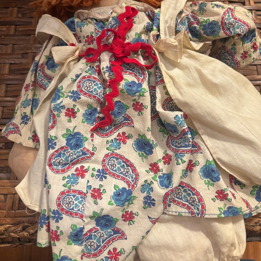 Classic Vintage Raggedy Ann Doll 1940s Georgine Style - Picture 2 of 5